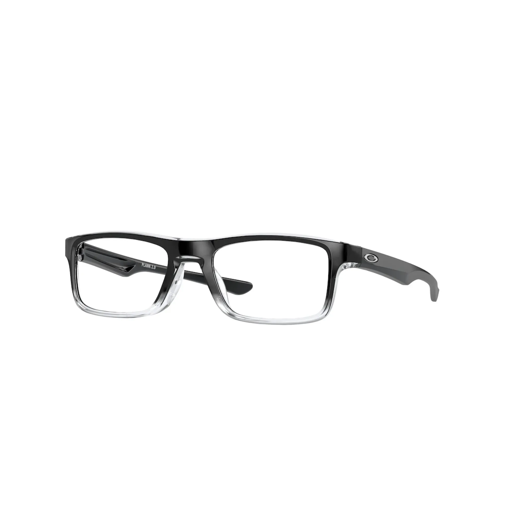   Oakley OX 8081 Plank 2.0 808112 Polished Black Clear Fade | Occhiale Da Vista Unisex 