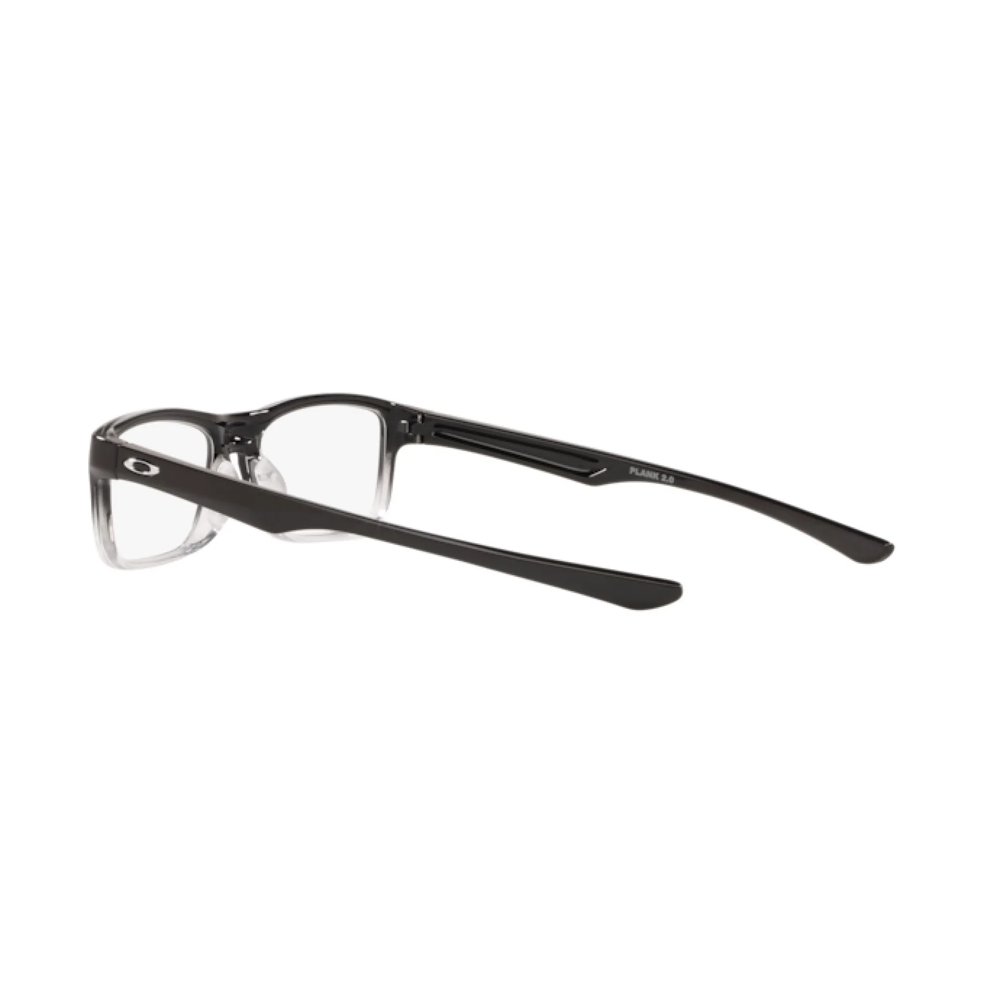   Oakley OX 8081 Plank 2.0 808112 Polished Black Clear Fade | Occhiale Da Vista Unisex 