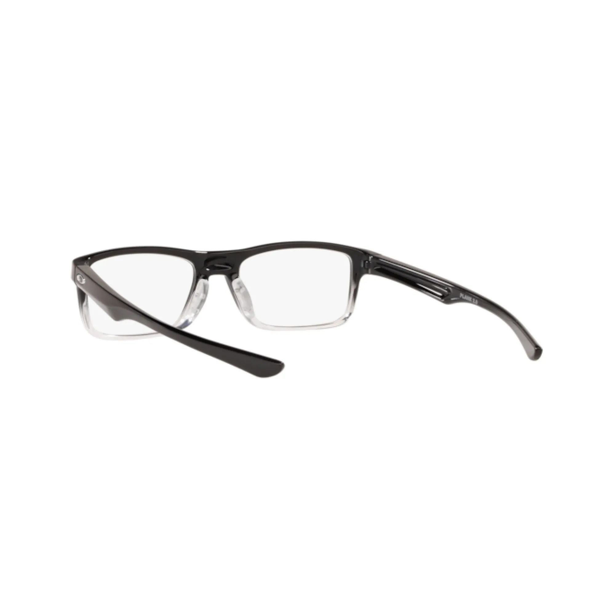   Oakley OX 8081 Plank 2.0 808112 Polished Black Clear Fade | Occhiale Da Vista Unisex 
