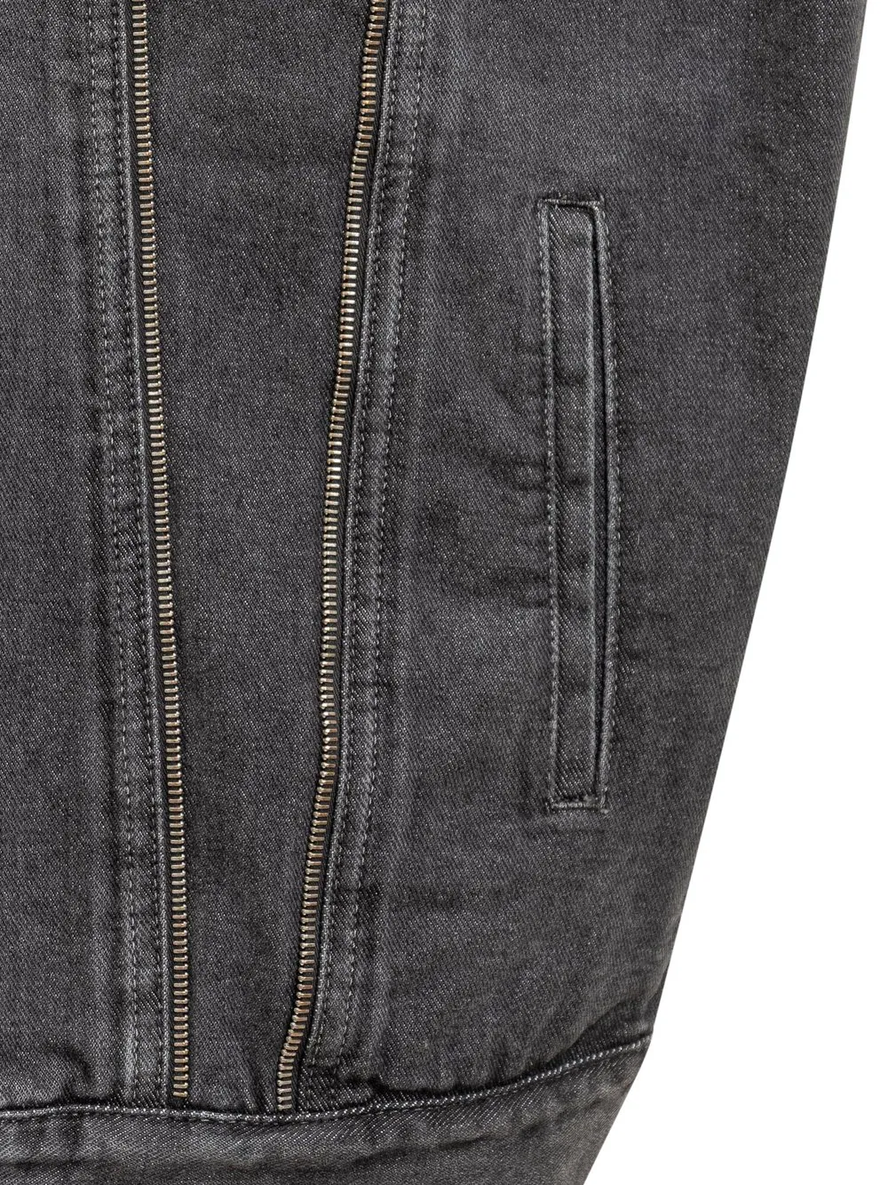 OFF-WHITE Gilet Over Denim Zip  