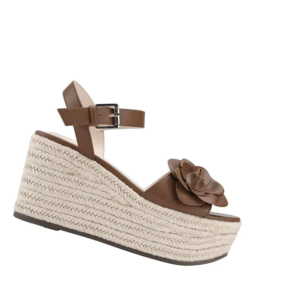 Offerte sandali Marc Fisher Venom Espadrillas Platform Sandalo Donna Cognac