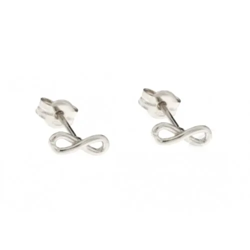 ORECCHINI INFINITO IN ORO BIANCO 18 KT