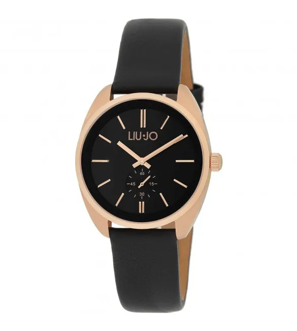 Orologio uomo Liu Jo solo tempo Polished Black Gold Rose tlj1546