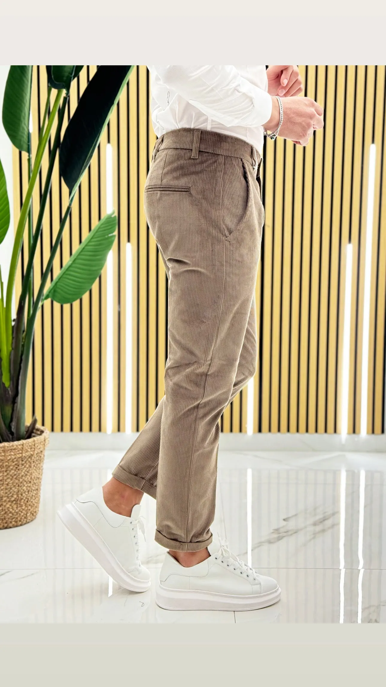 Pantalone Costine Velluto