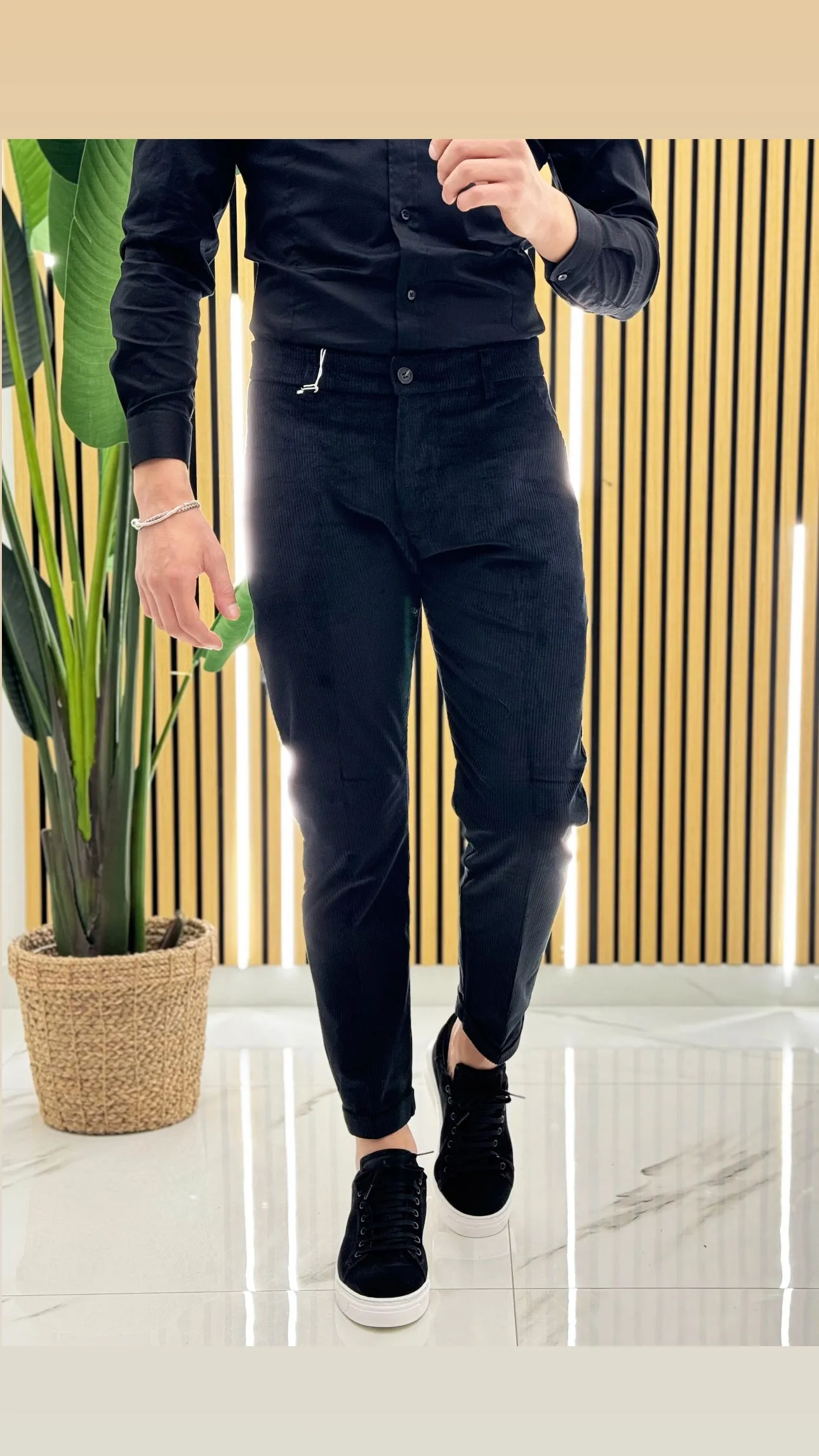 Pantalone Costine Velluto
