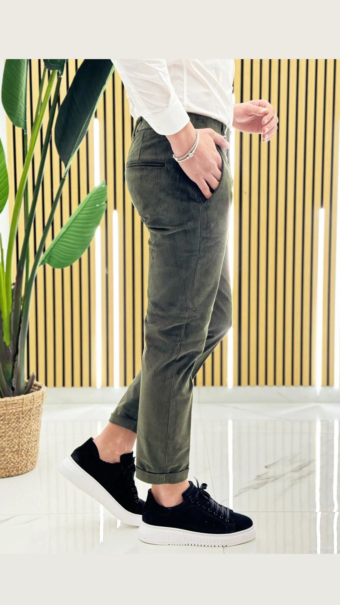 Pantalone Costine Velluto