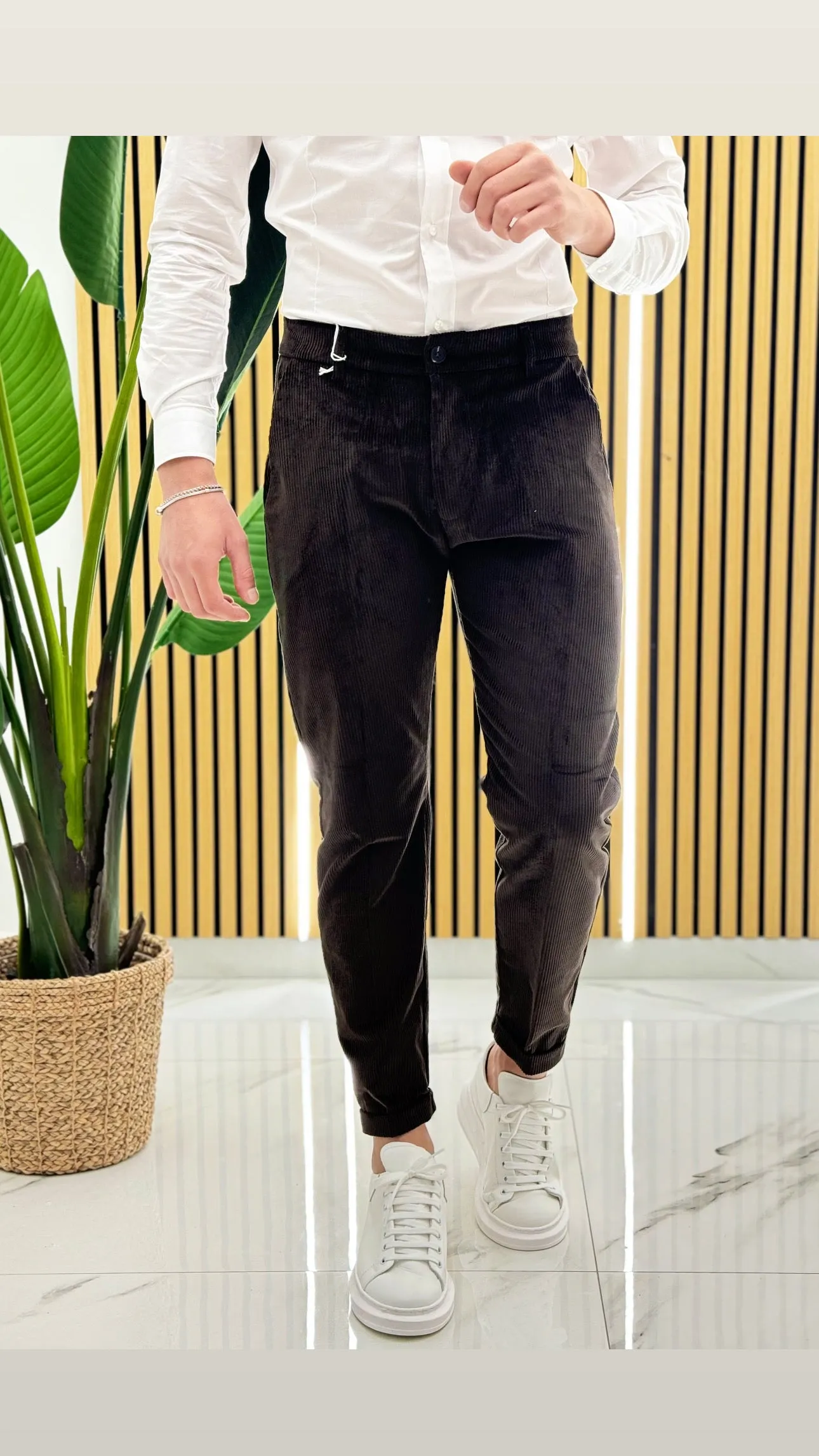 Pantalone Costine Velluto