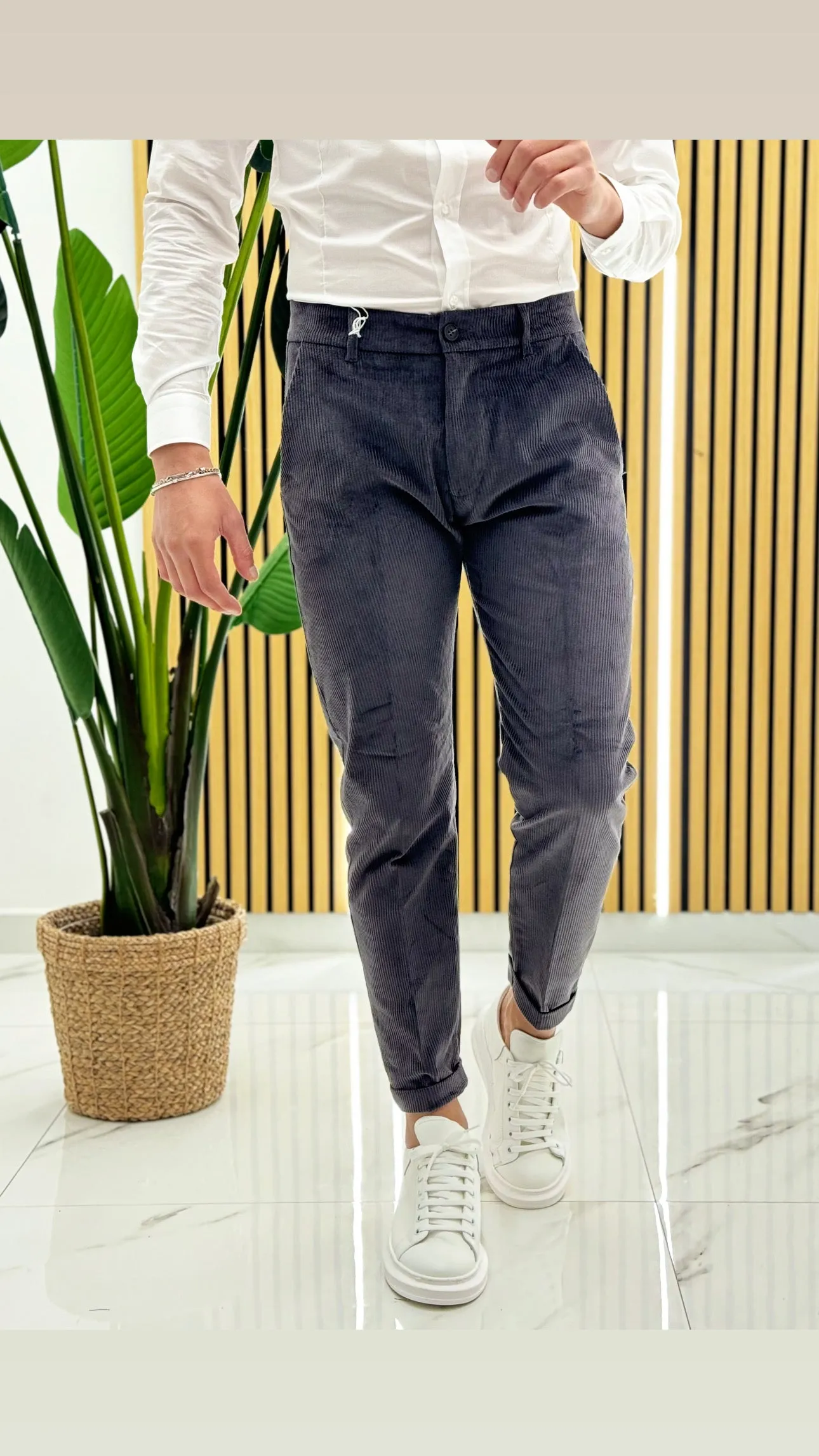 Pantalone Costine Velluto