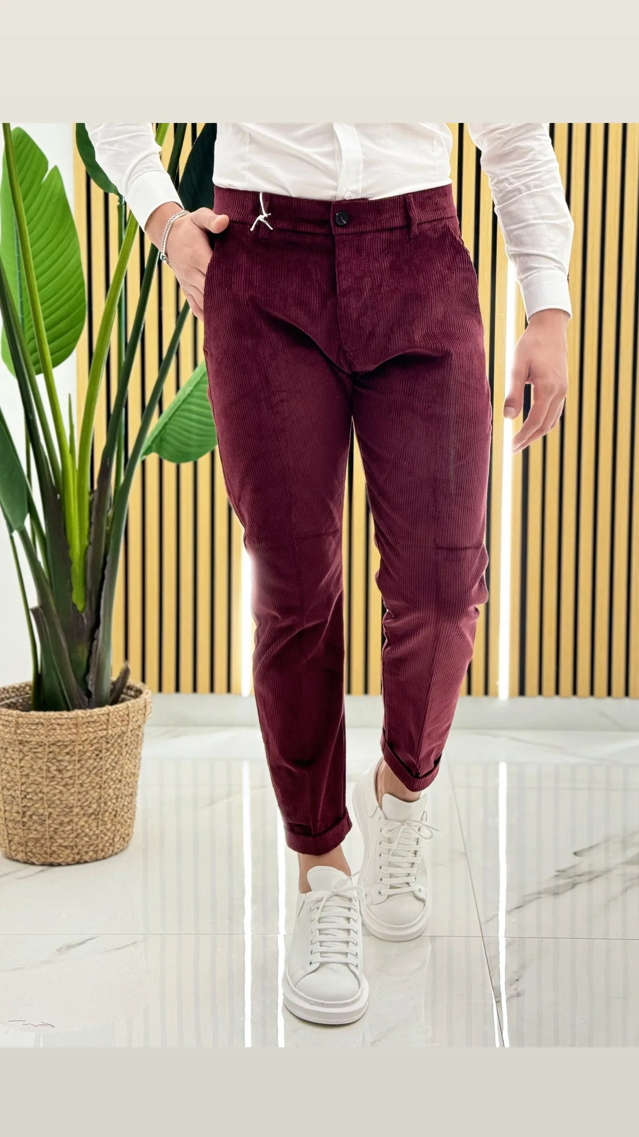 Pantalone Costine Velluto