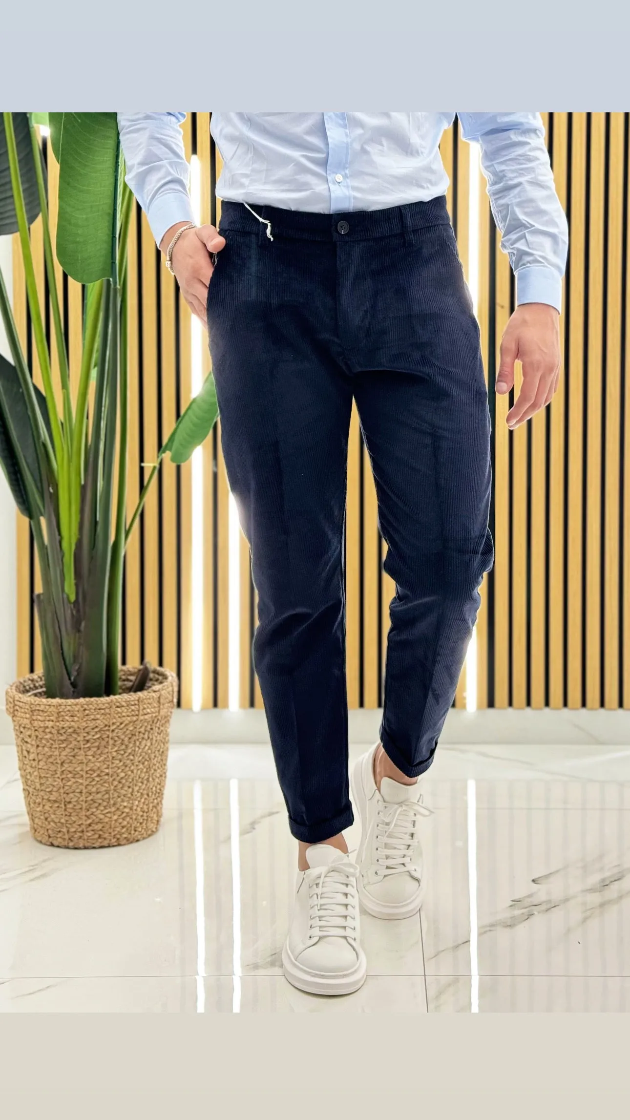 Pantalone Costine Velluto