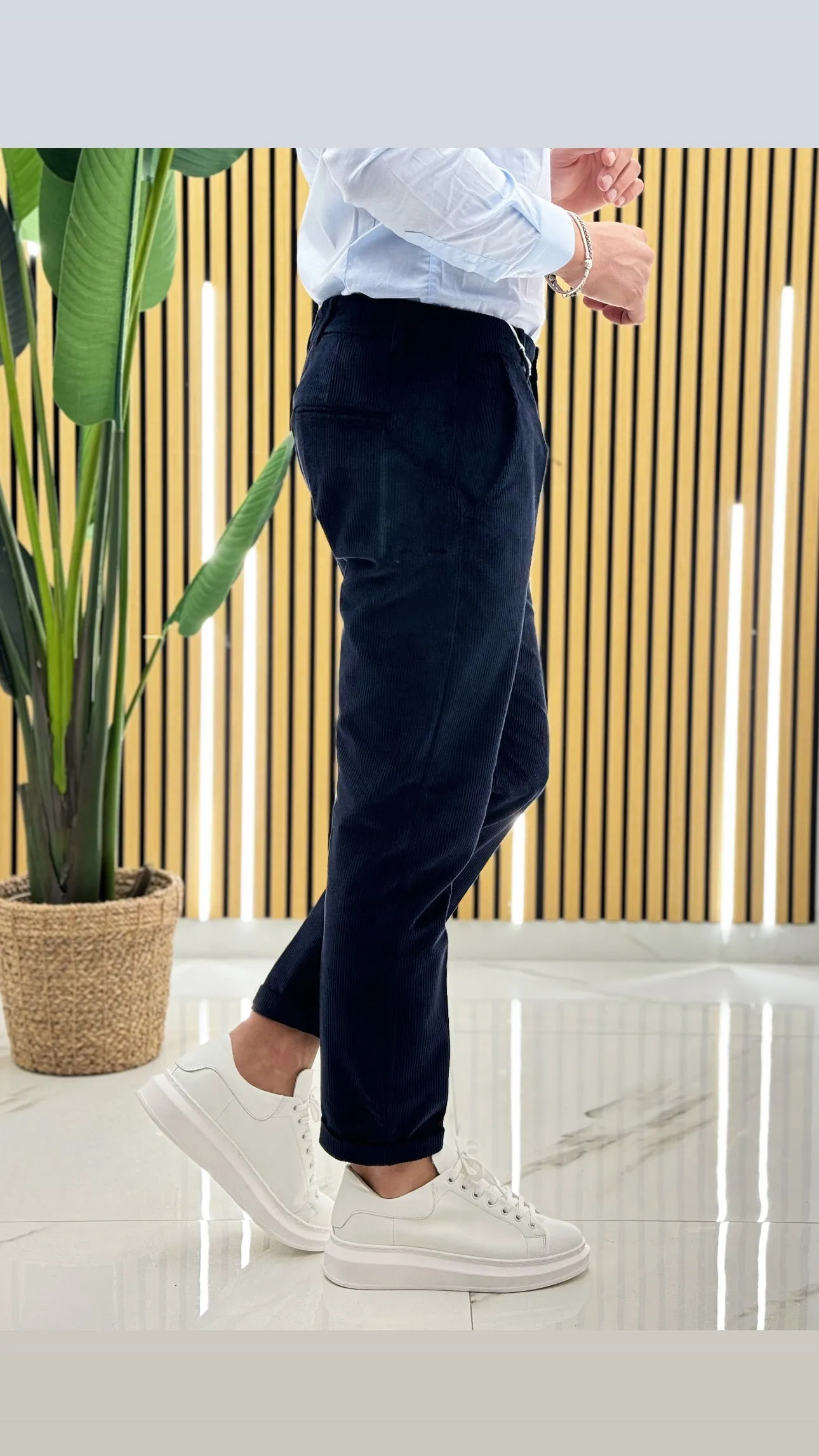 Pantalone Costine Velluto