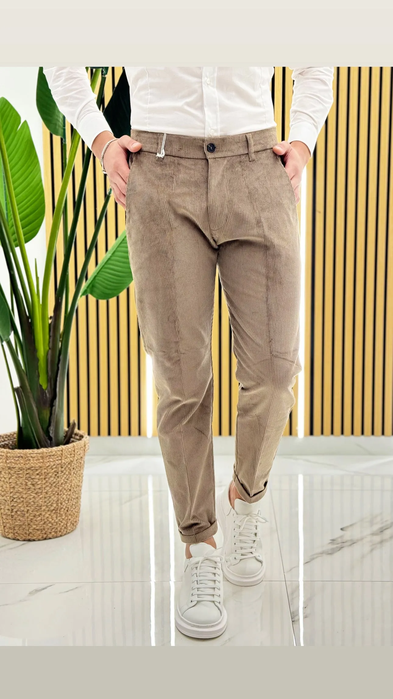 Pantalone Costine Velluto