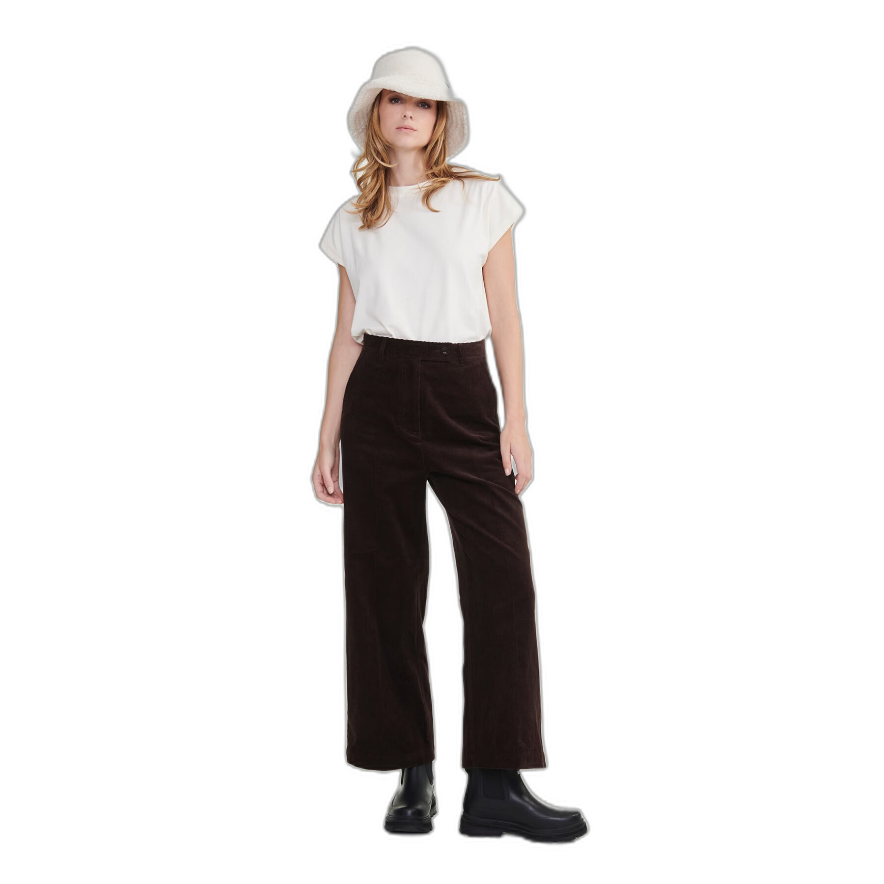 Pantaloni a palazzo da donna coste Aigle