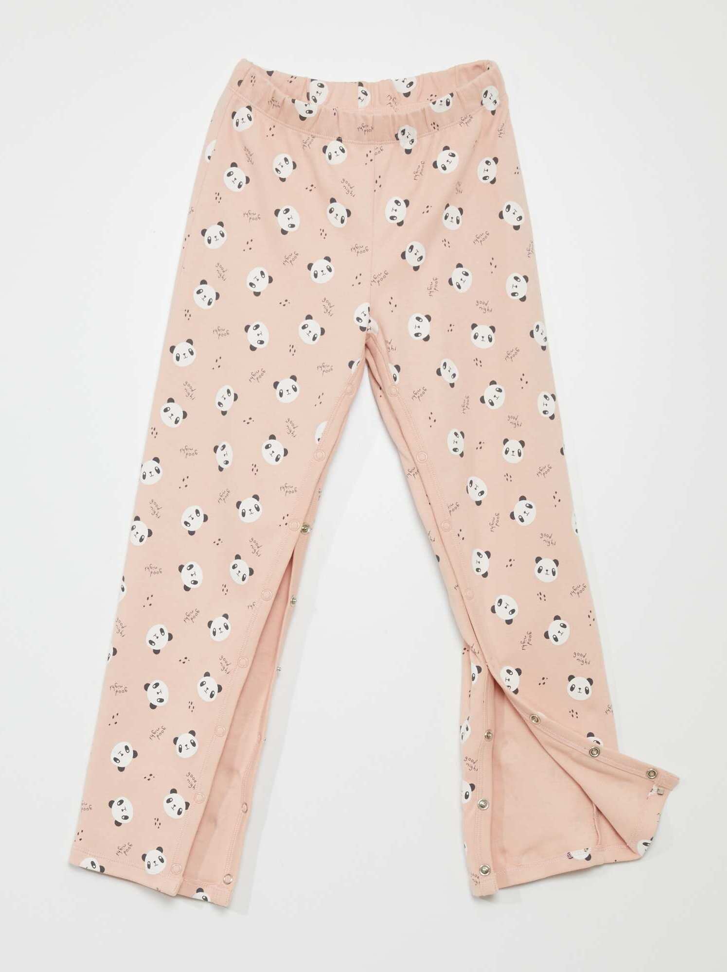 Pantaloni con apertura a pressione - So Easy - ROSA