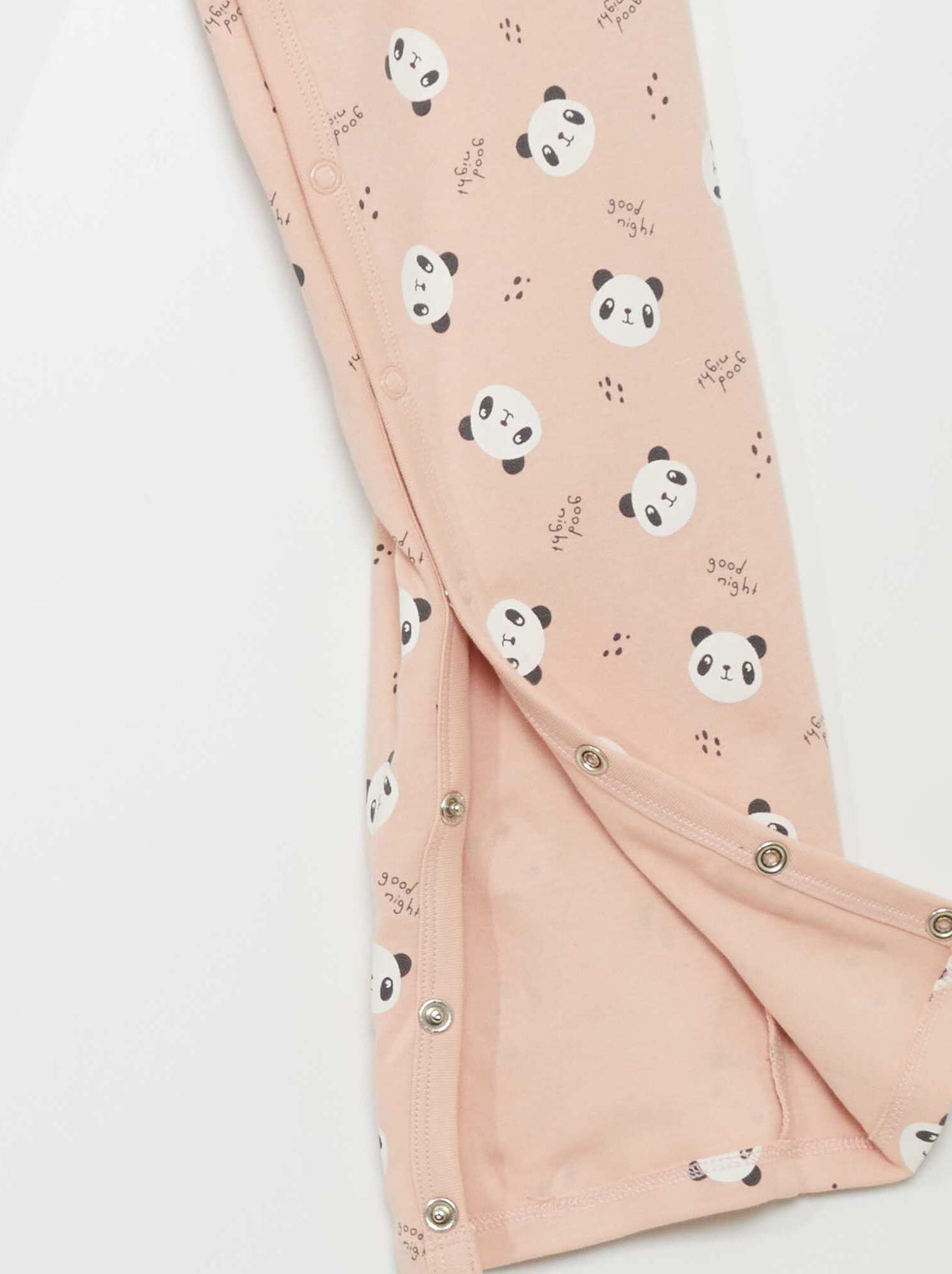 Pantaloni con apertura a pressione - So Easy - ROSA