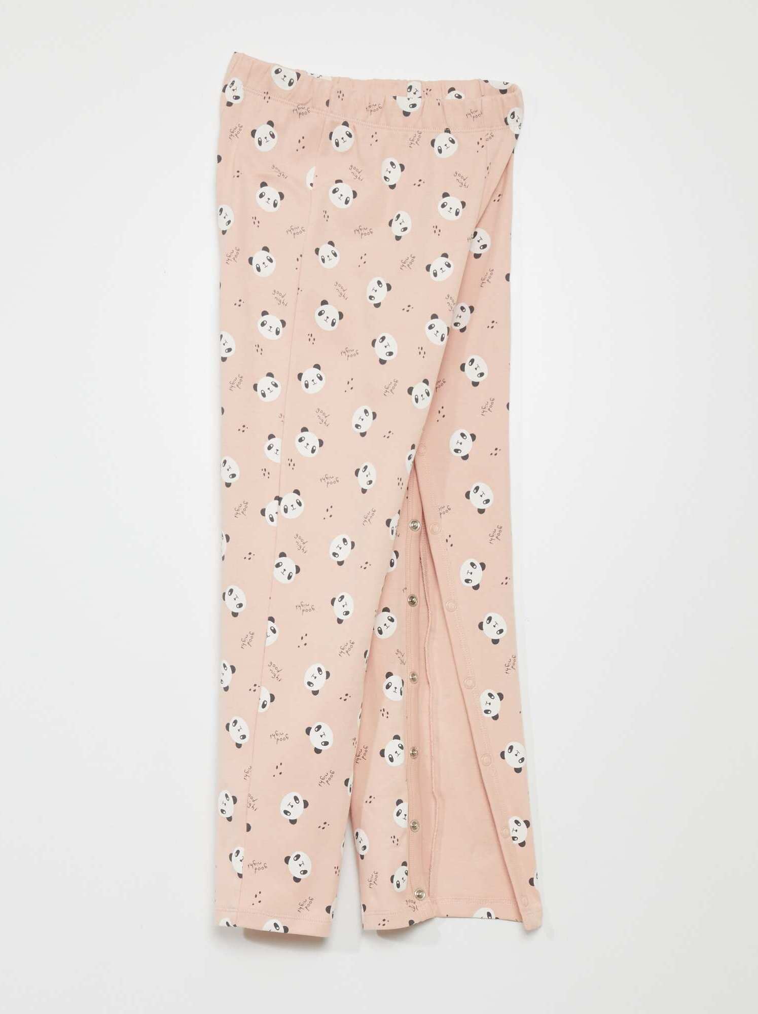Pantaloni con apertura a pressione - So Easy - ROSA