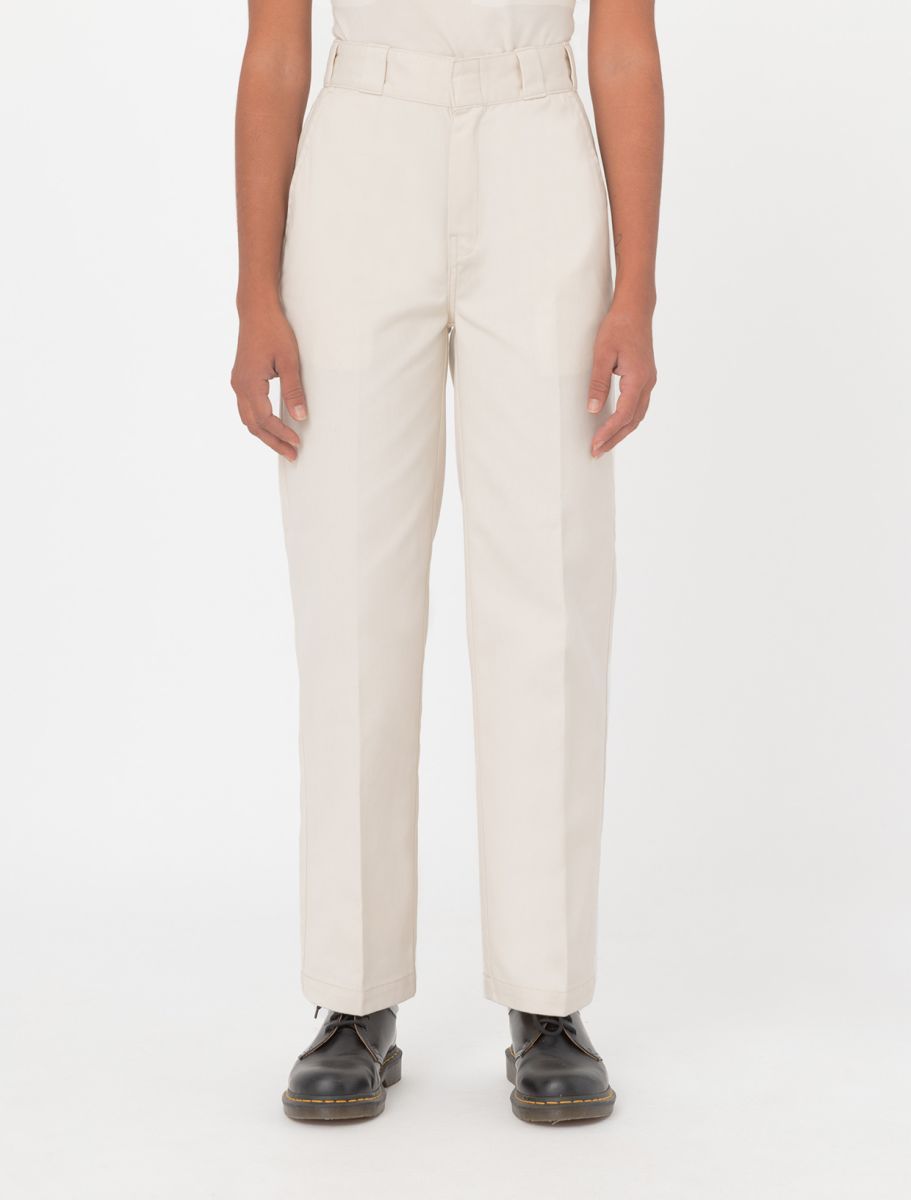 PANTALONI Donna DICKIES ELIZAVILLE DK0A4XKB F90 WHITECAP GRAY