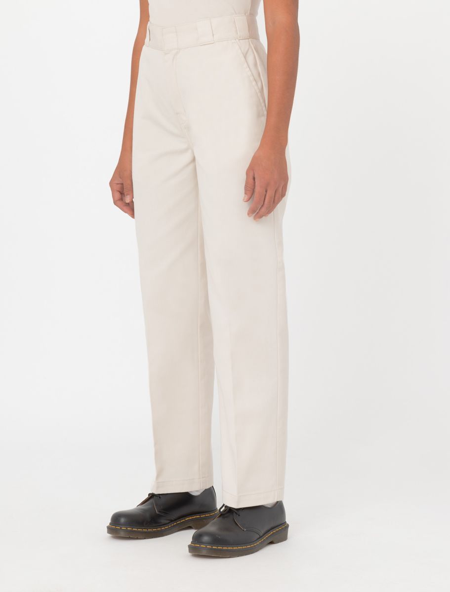PANTALONI Donna DICKIES ELIZAVILLE DK0A4XKB F90 WHITECAP GRAY