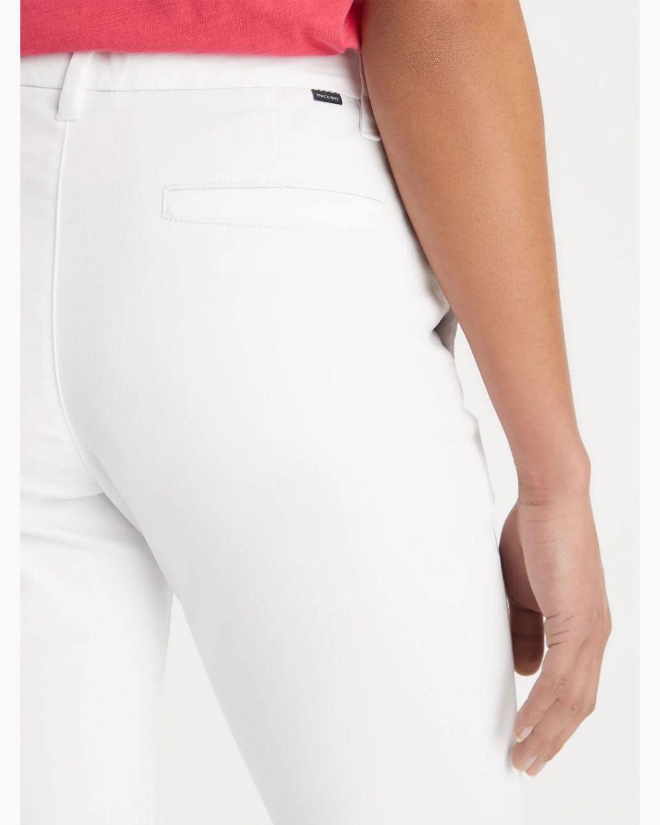 PANTALONI Donna DOCKERS A1073 0042 HIGH WAISTED CHINO LUCENT WHITE