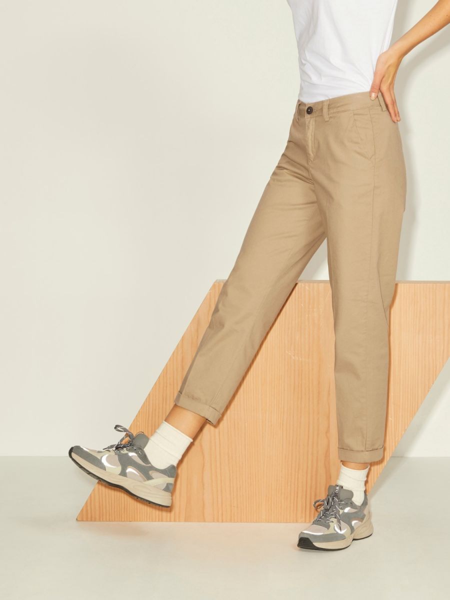 PANTALONI Donna JJXX 12200676 JXELLA PETRIFIELD