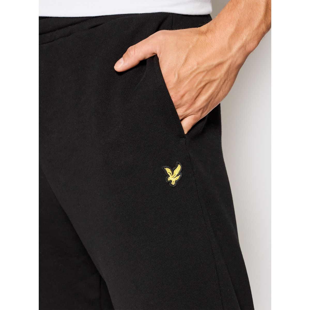 PANTALONI JOGG E LEGGINGS Uomo LYLE & SCOTT 1874 ML822VOG SKINNY SWEAT PANT Z865 JET BLACK