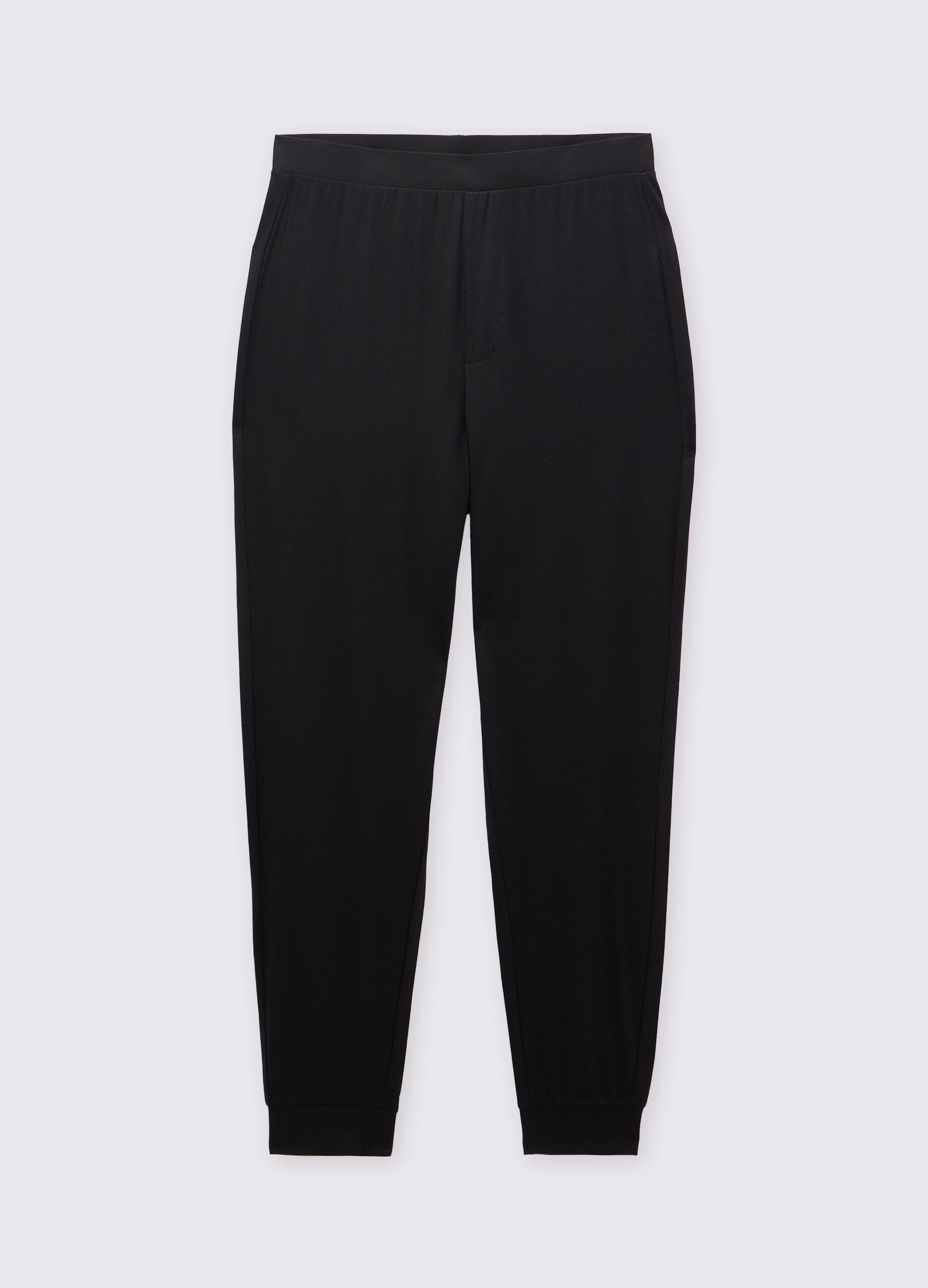 Pantaloni pigiama in tessuto stretch uomo