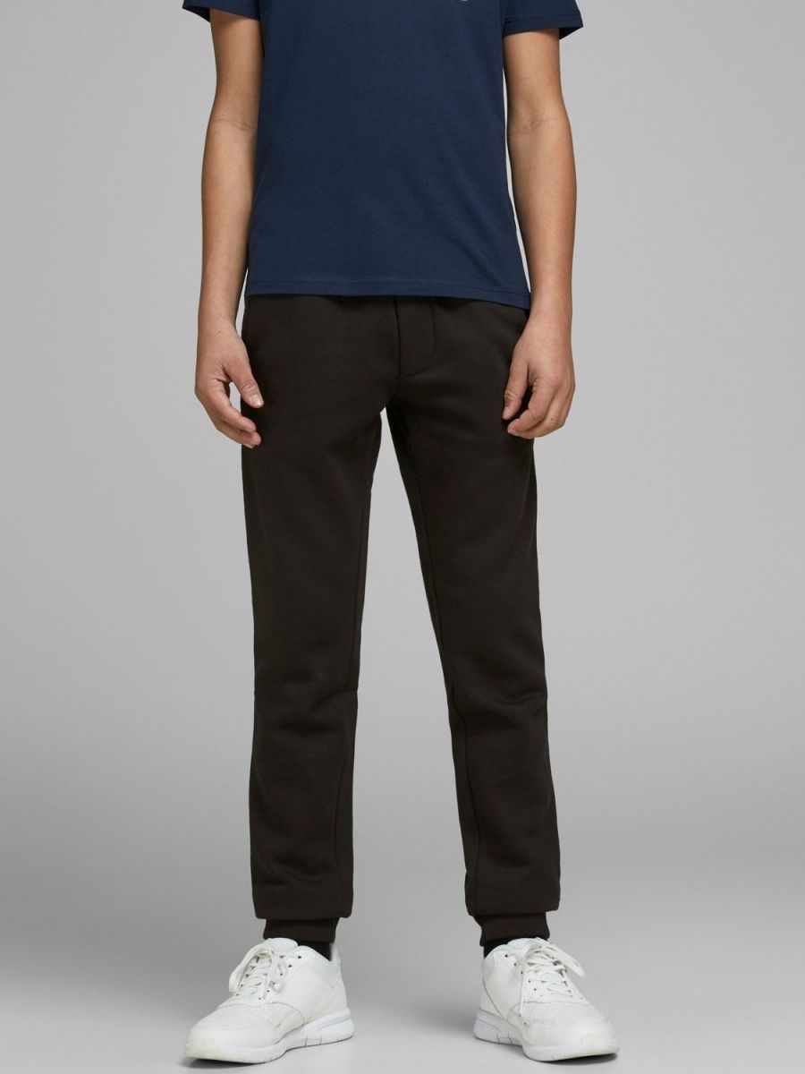 PANTALONI Ragazzo JACK&JONES 12162855 PANT - BRUSHED BLACK BRUSHED