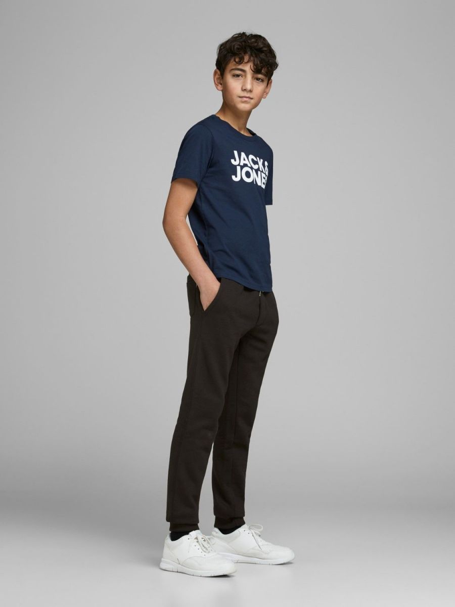 PANTALONI Ragazzo JACK&JONES 12162855 PANT - BRUSHED BLACK BRUSHED