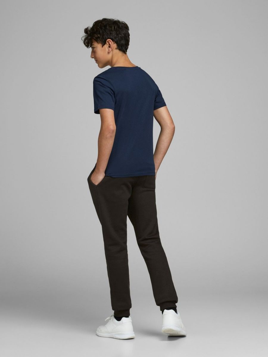 PANTALONI Ragazzo JACK&JONES 12162855 PANT - BRUSHED BLACK BRUSHED
