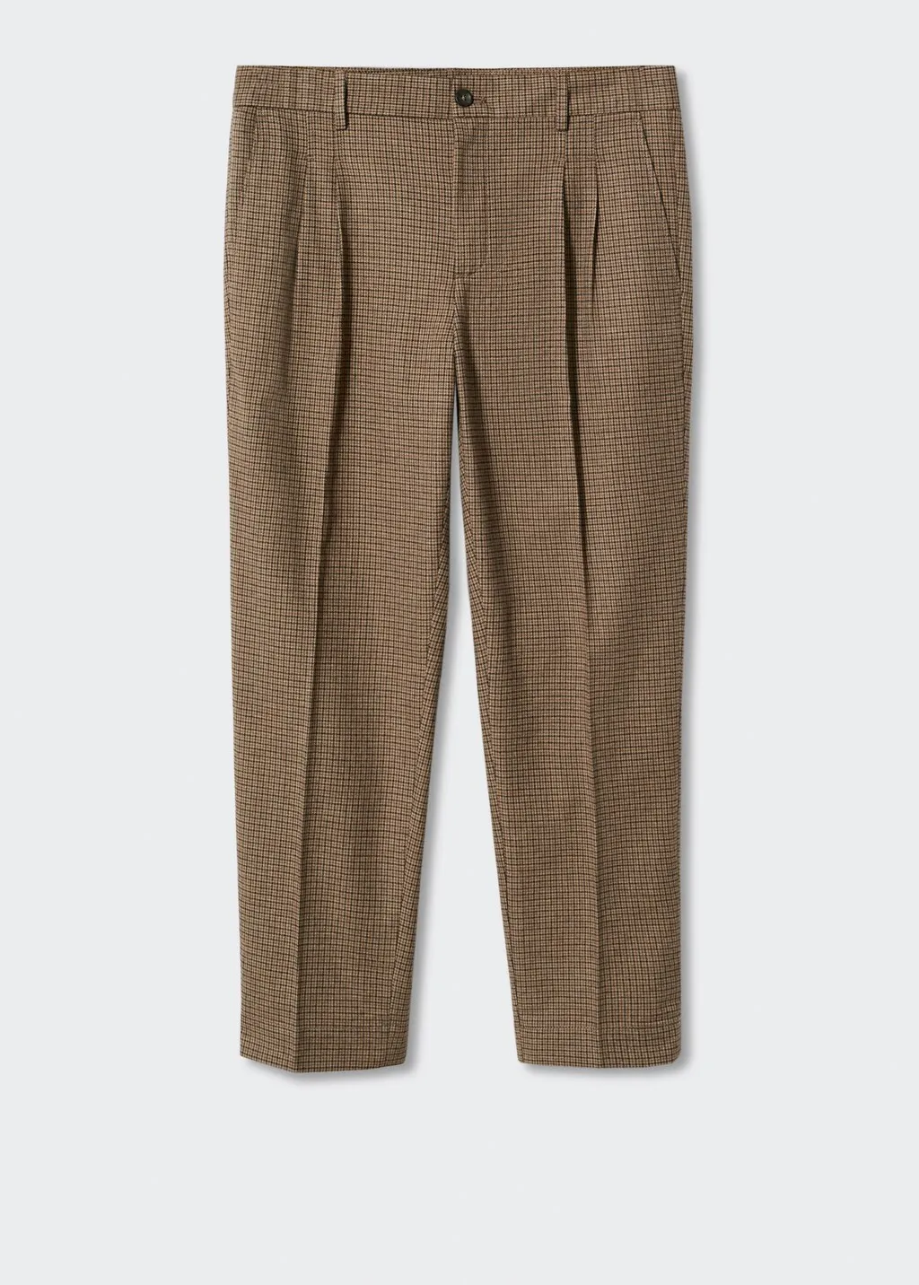 Pantaloni regular fit cotone strutturati