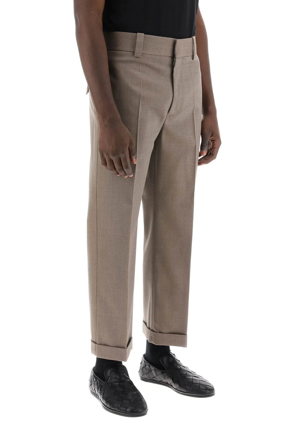 Pantaloni sartoriali cropped