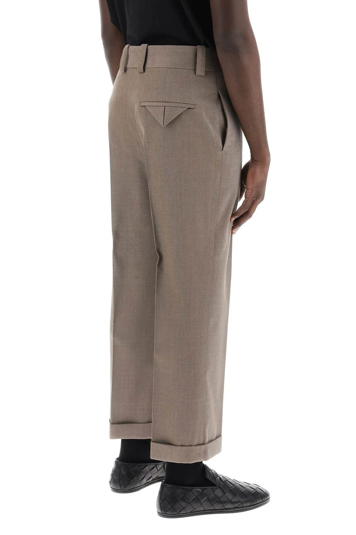 Pantaloni sartoriali cropped