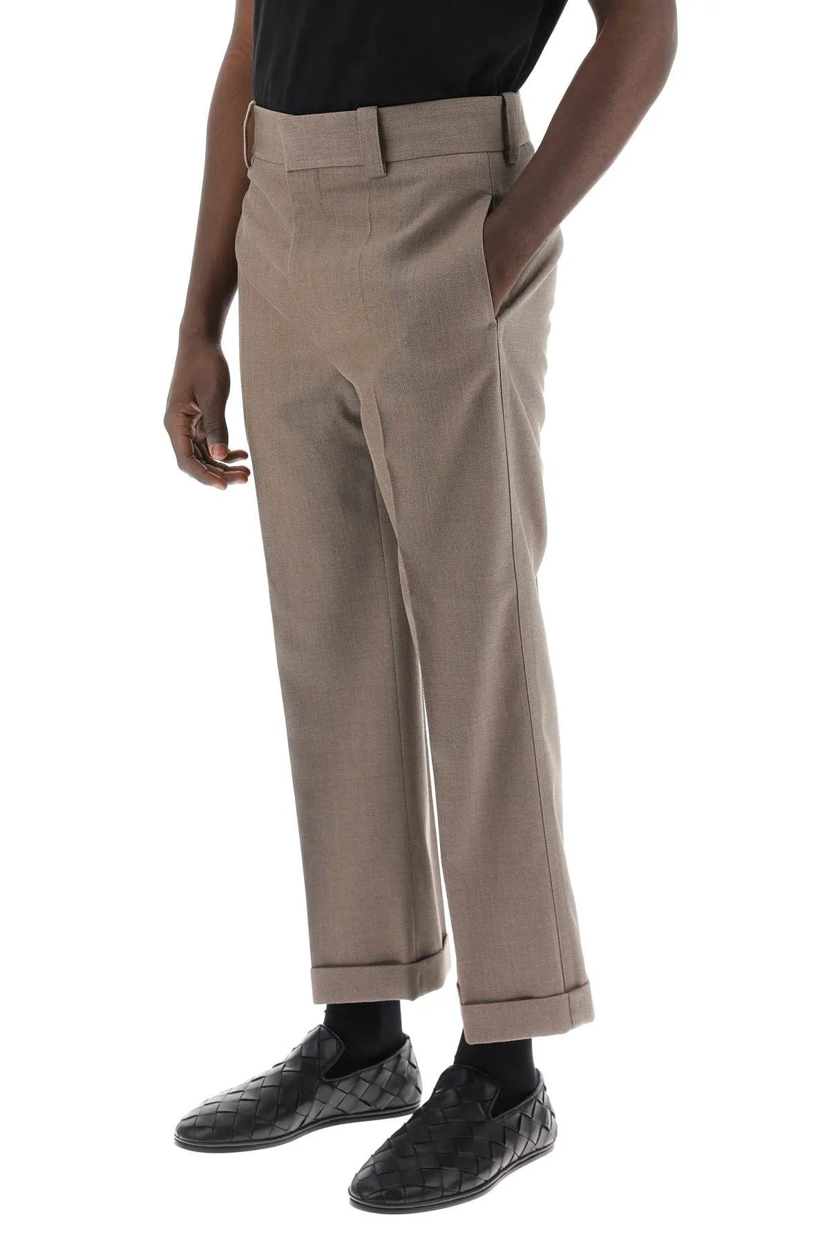 Pantaloni sartoriali cropped