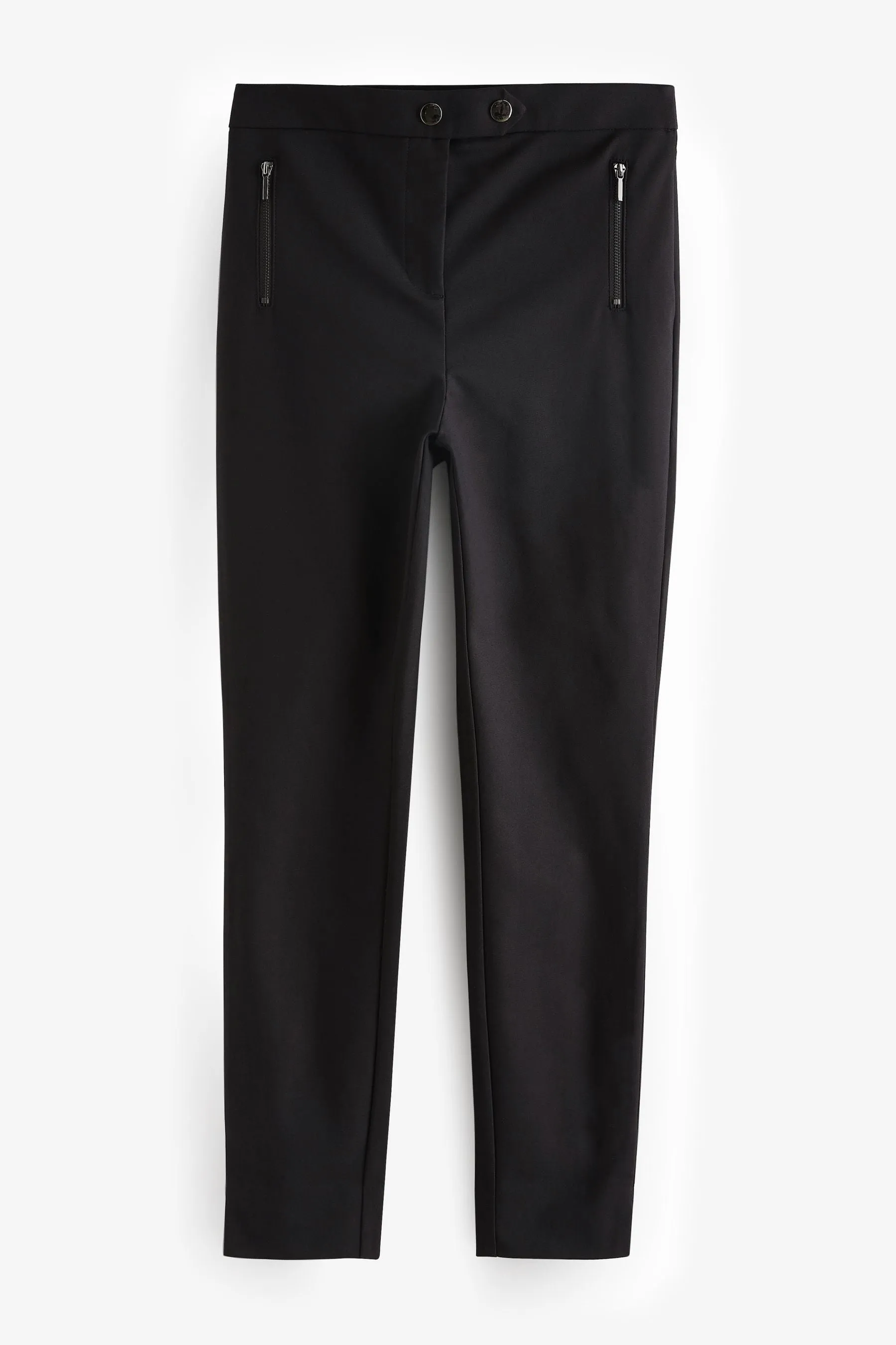Pantaloni skinny con zip