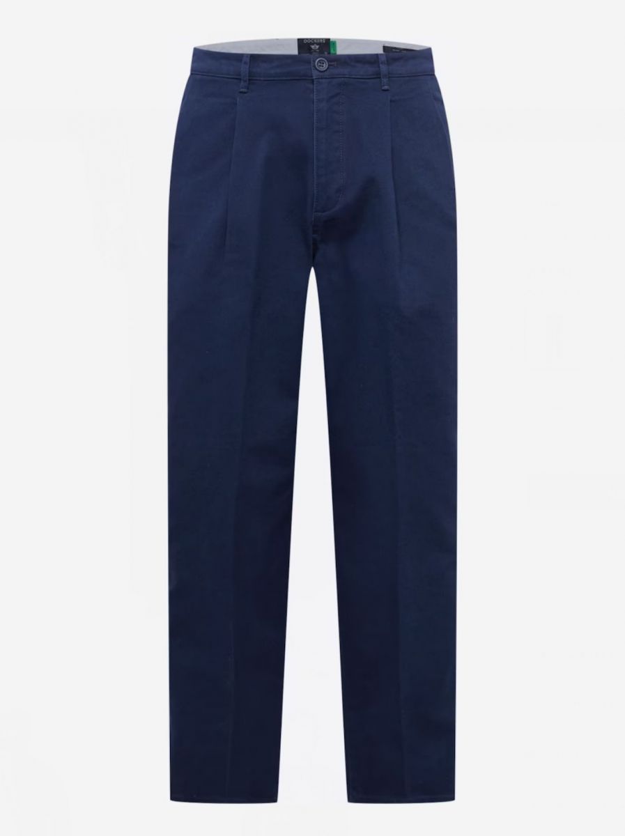PANTALONI Uomo DOCKERS A5779 0005 - PULL ON SLIM TAPARED NAVY BLAZER