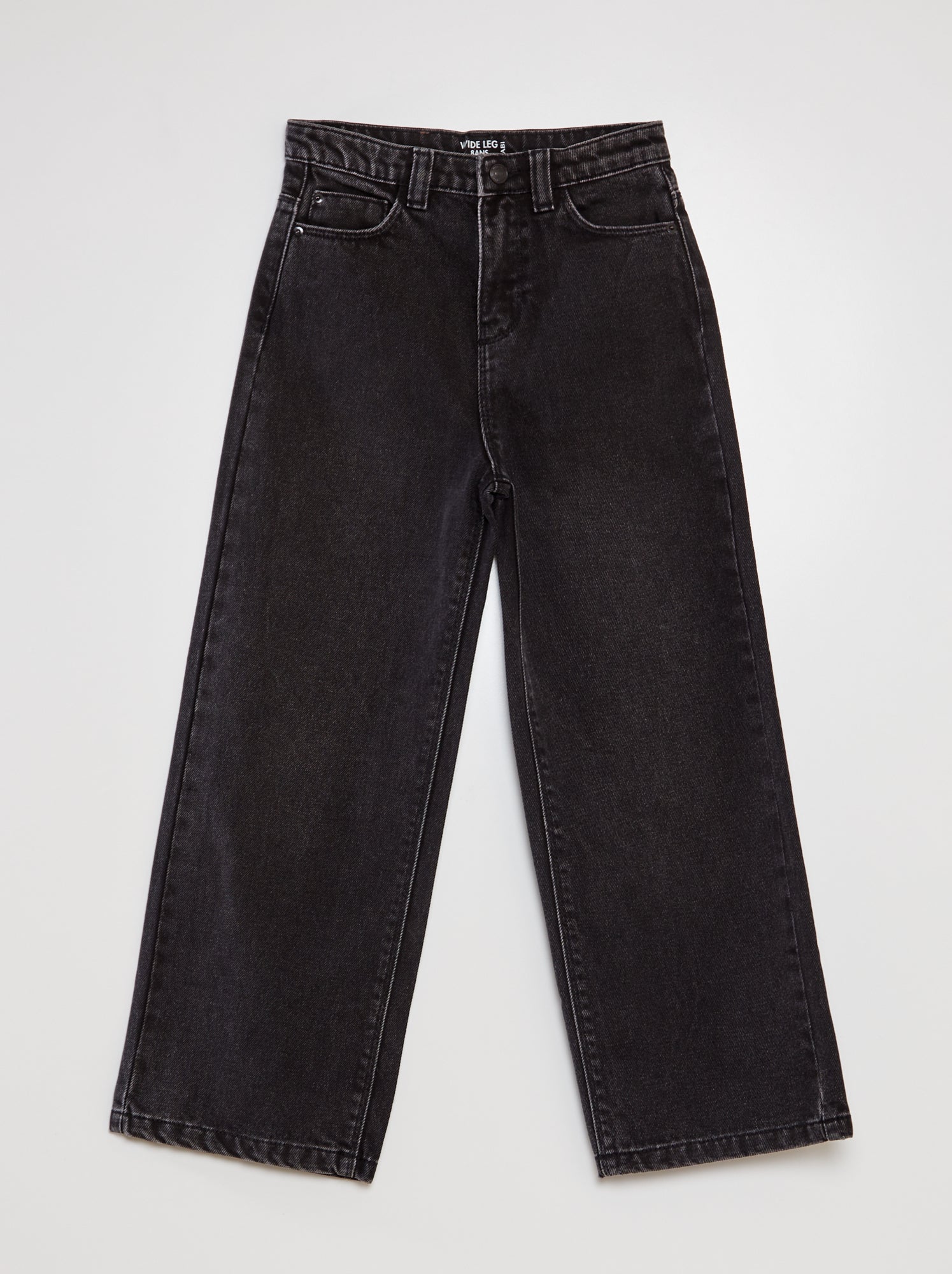 Pantaloni wide leg - NERO
