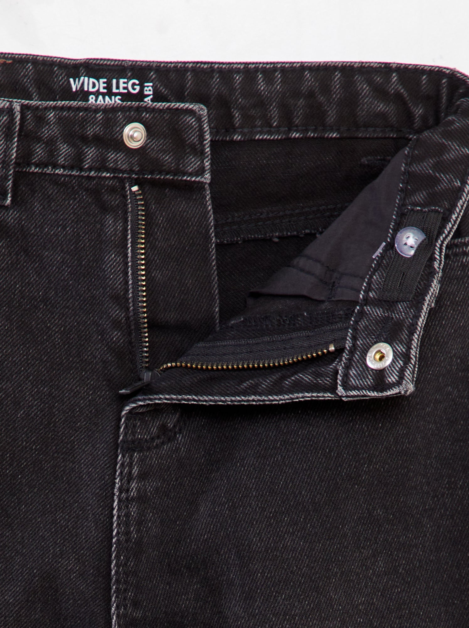 Pantaloni wide leg - NERO