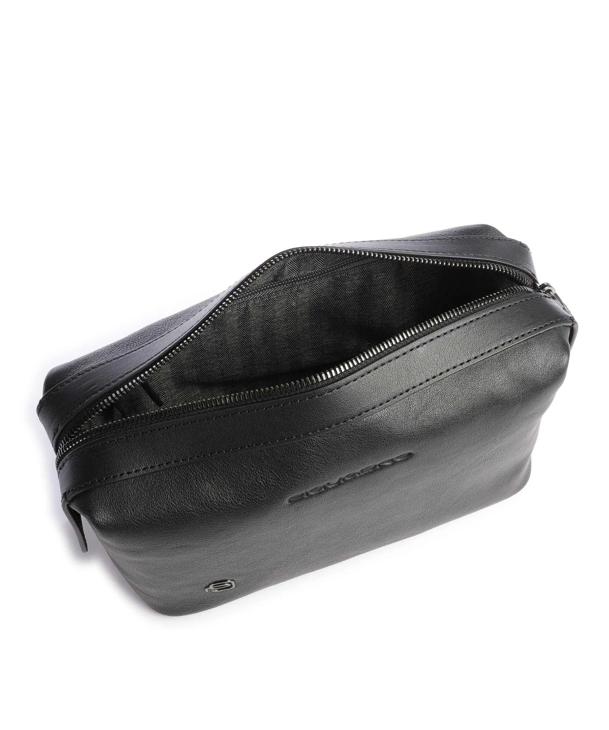  Piquadro Black Square Borsa da toilette nero 23 cm  