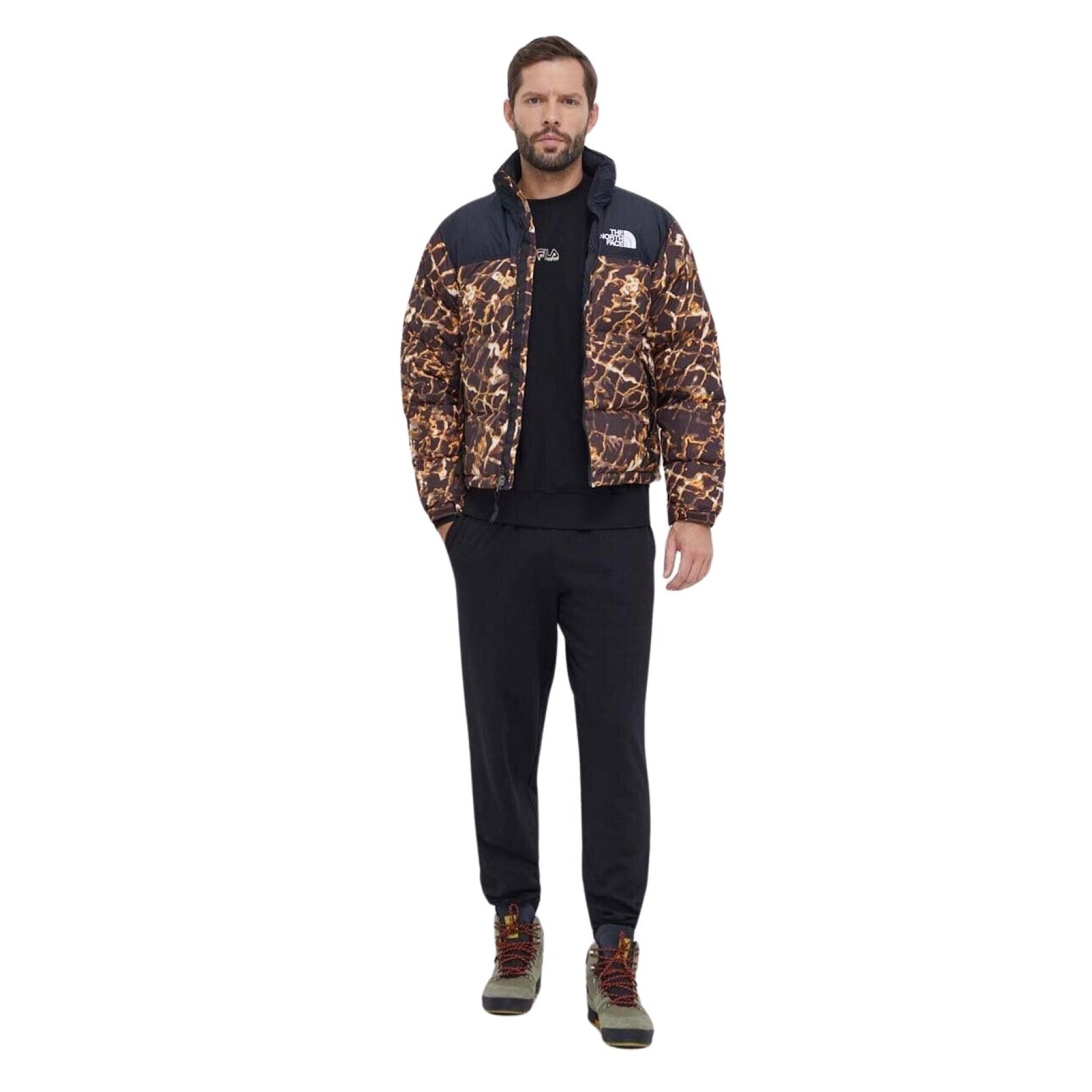 Piumino con zip The North Face Nuptse [Dimensione M]