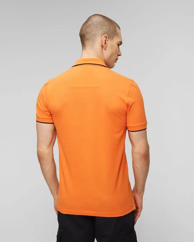 Polo arancione da uomo Aeronautica Militare