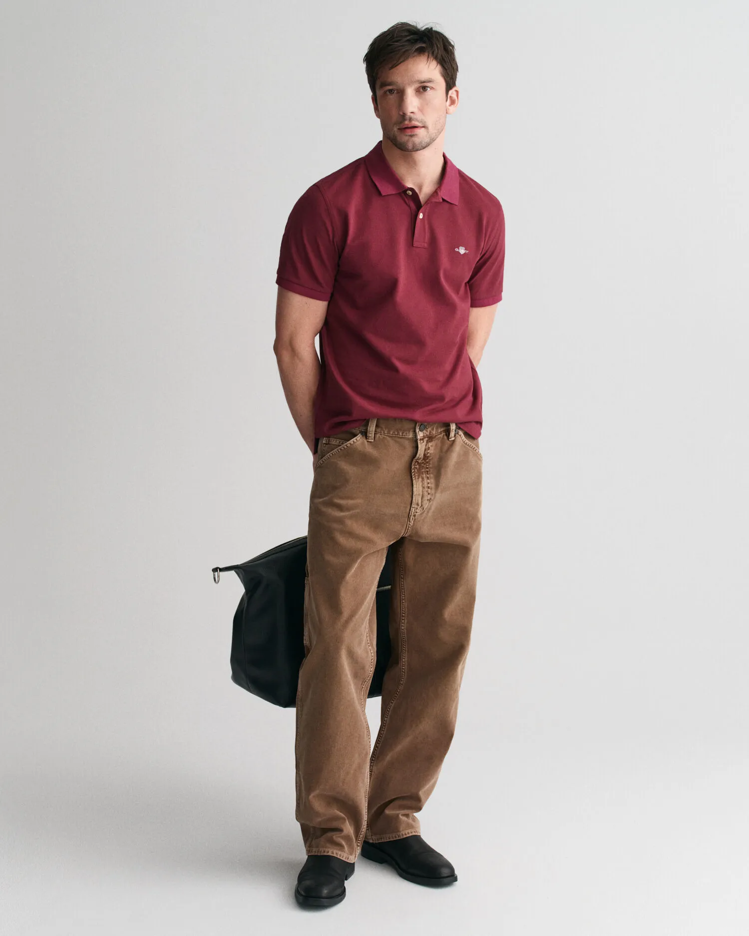 Polo Shield in piqué regular fit    