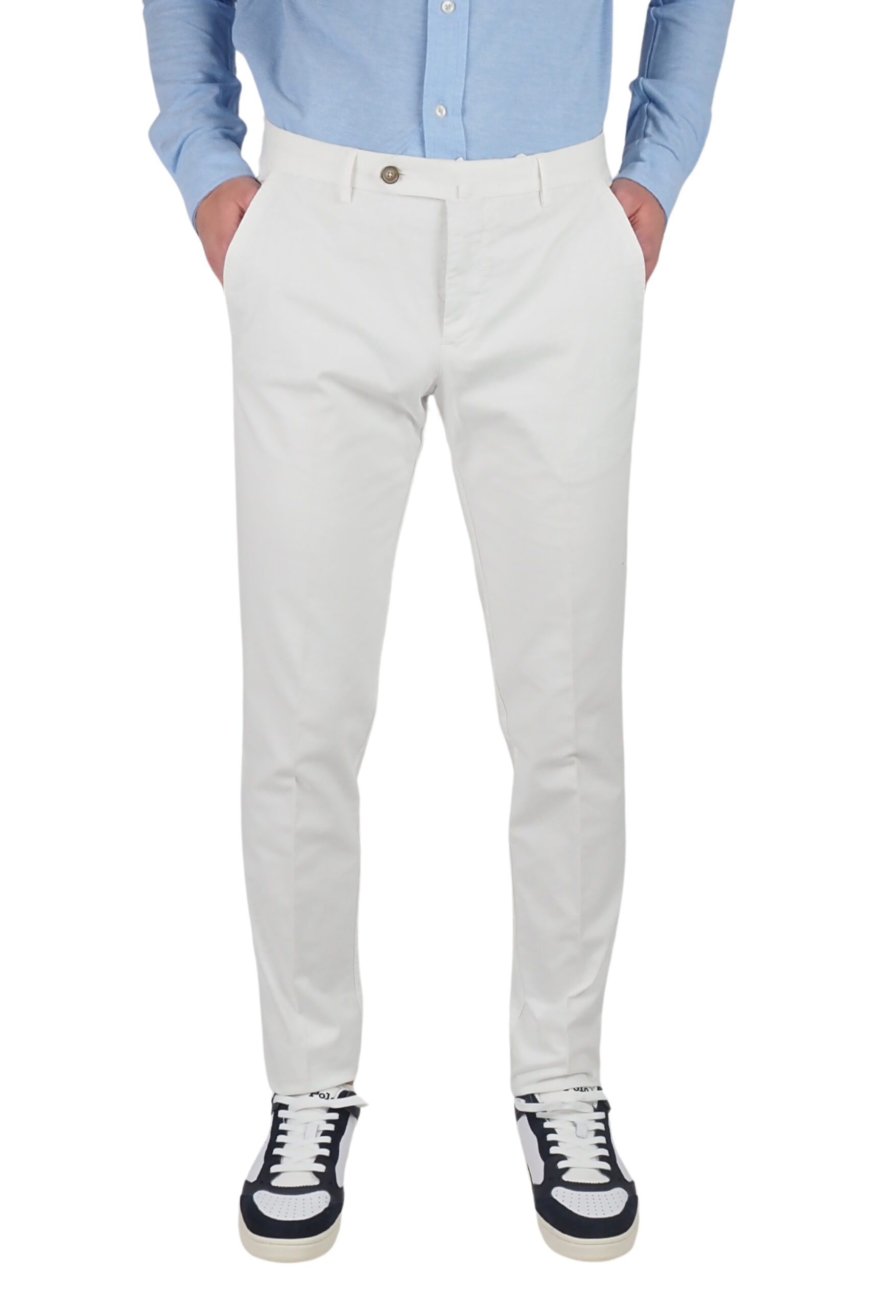 PT Torino pantaloni bianchi uomo