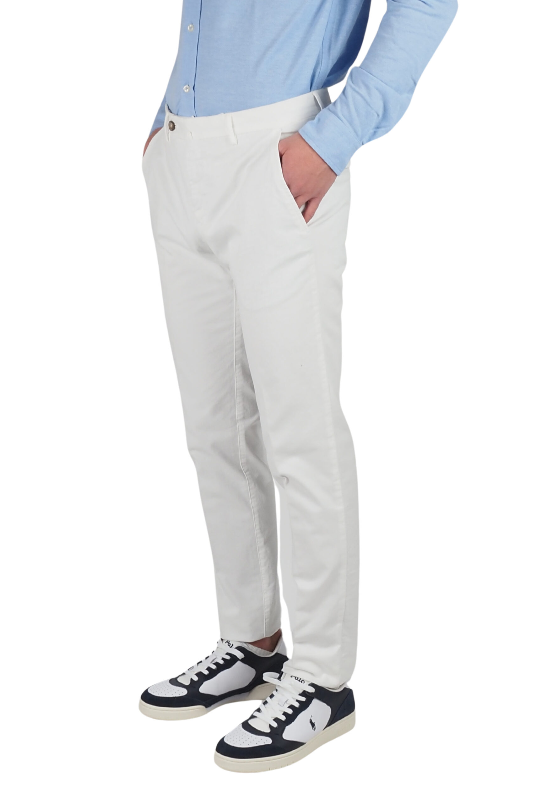 PT Torino pantaloni bianchi uomo