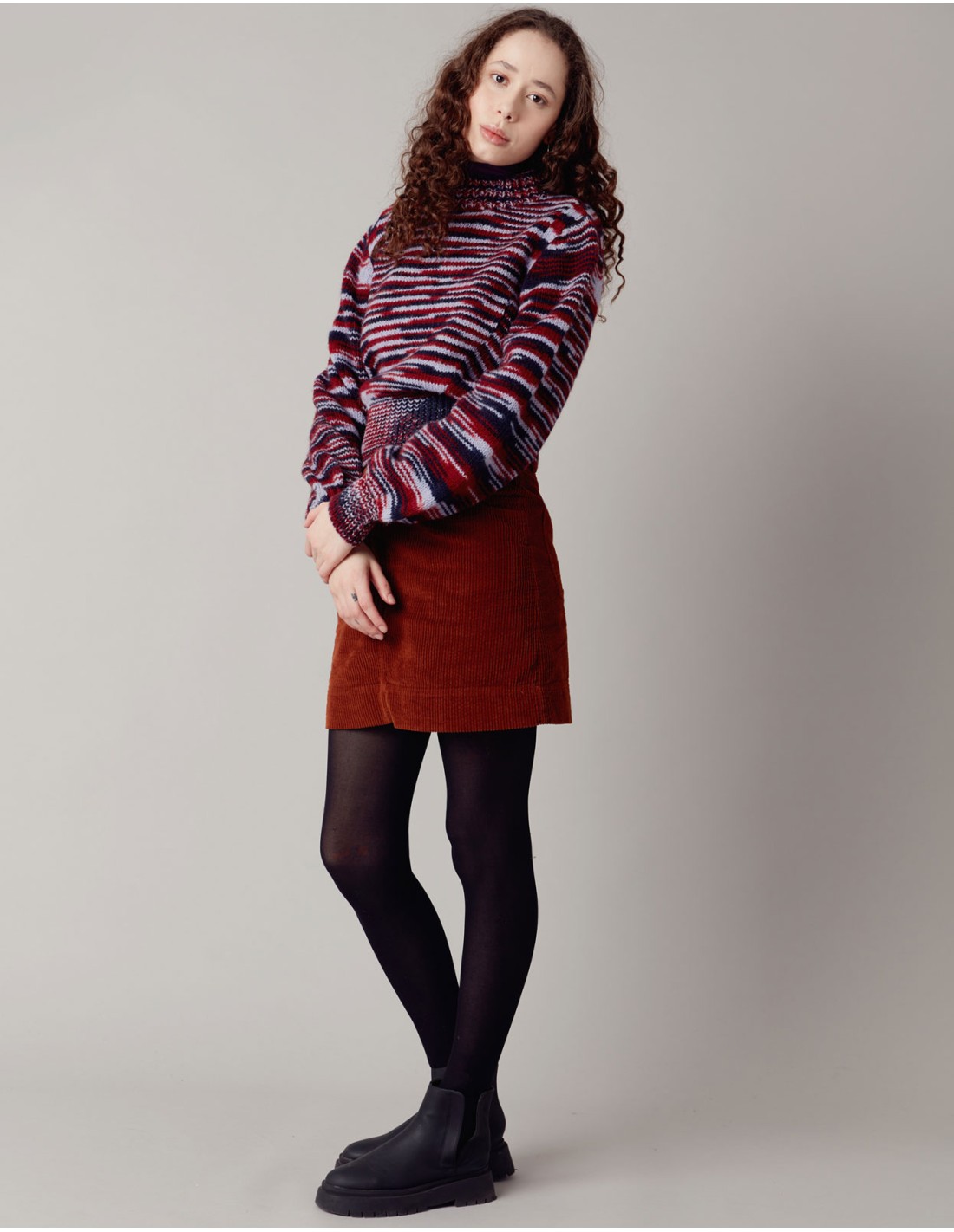 PULL DONNA IN LANA D'AGNELLO "SANG"
