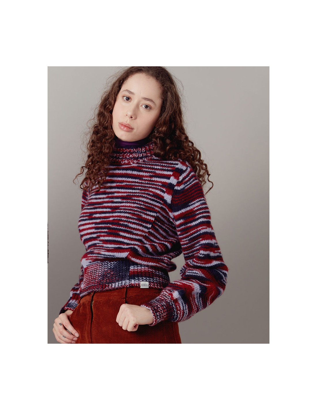 PULL DONNA IN LANA D'AGNELLO "SANG"