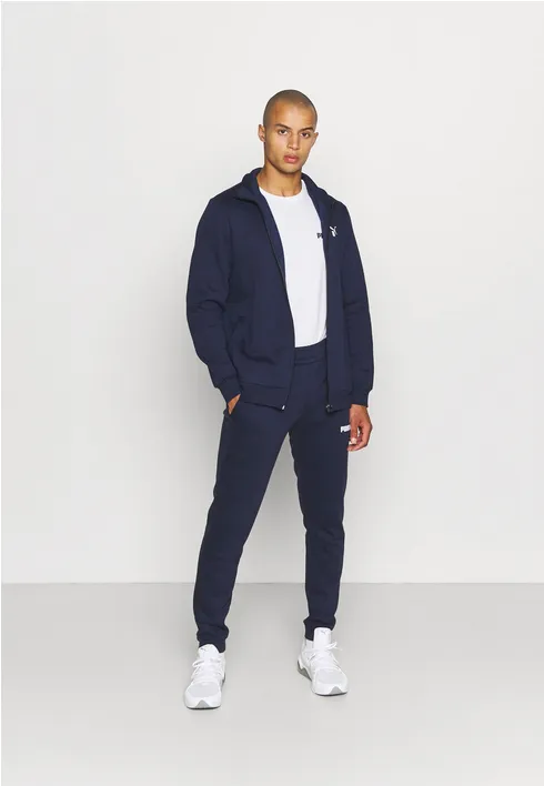 Puma Men's tracksuit in brushed cotton Clean Sweat Suit TR 585840 26 navy