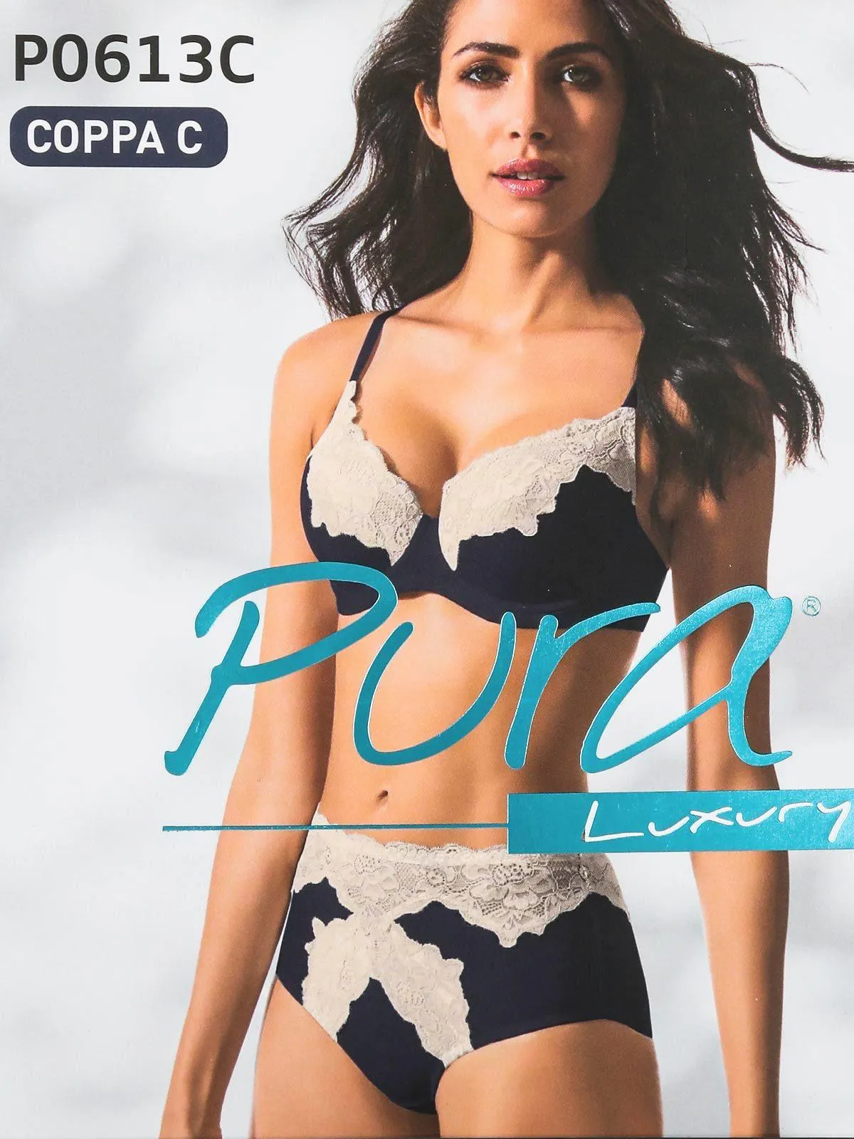 Pura Soutien-gorge rembourré complet de luxe P0613C + culotte
