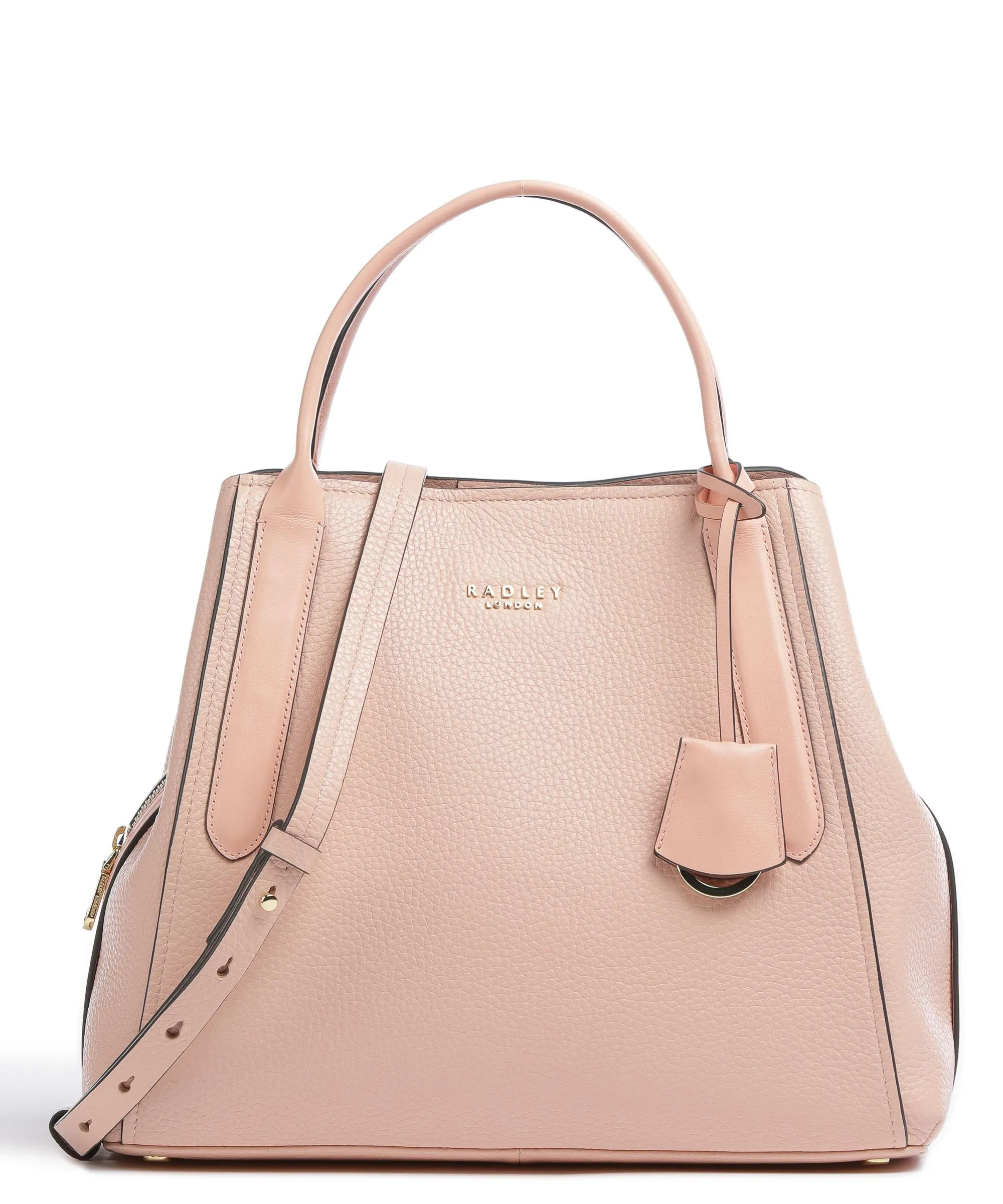 Radley London Baylis Road 2.0 Borsa a mano pelle di vacchetta grana albicocca  