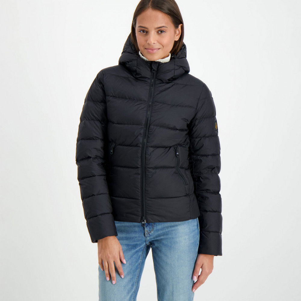 REFRIGIWEAR PIUMINO CON CAPPUCCIO SPARKLE DONNA