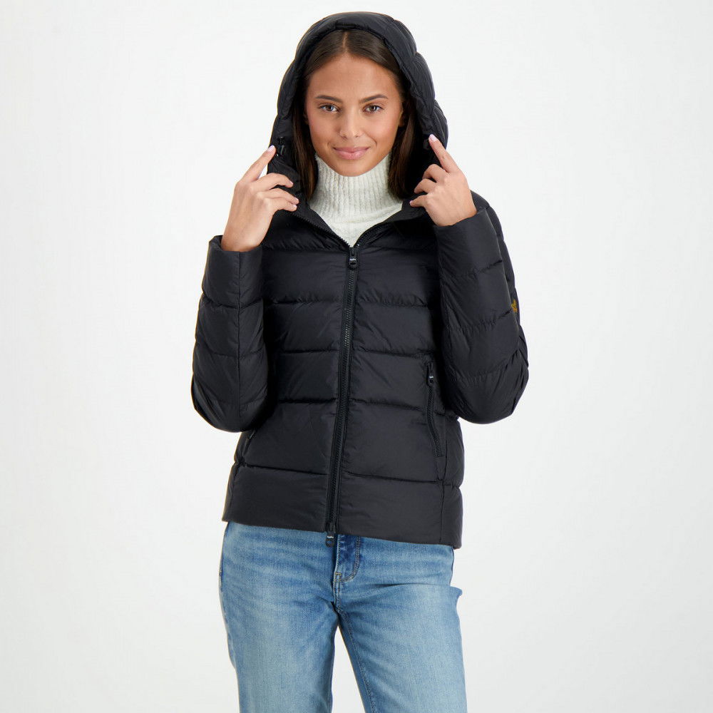 REFRIGIWEAR PIUMINO CON CAPPUCCIO SPARKLE DONNA